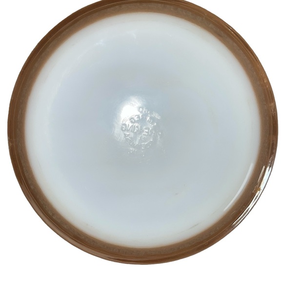 Vintage Fire King Peach Lusterware Behive Bowls Set of four and Pie Dish. - Picture 6 of 8